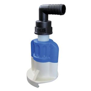 SEC-Kupplung für CEMO Cematic-Pumpensysteme, mit abgewinkelter Schlauchtülle DN19 SEC-Kupplung für CEMO Cematic-Pumpensysteme, mit abgewinkelter Schlauchtülle DN19