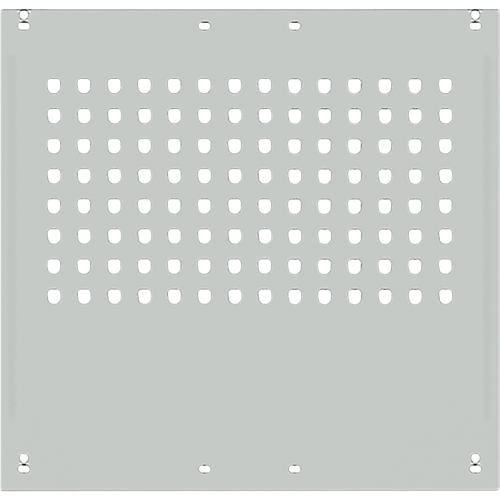 Seitenblende, f. Arbeitstische Universal Spezial/Ergo, f. Tiefe 800 mm, B 592 x H 628, lichtgrau RAL 7035