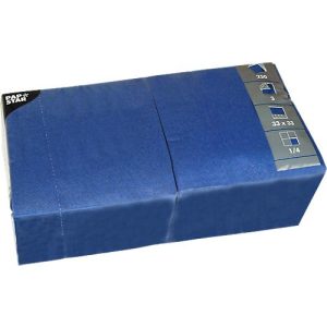 Servietten 3-lagig 330×330 mm dunkelblau, 250 St. Servietten 3-lagig 330×330 mm dunkelblau, 250 St.