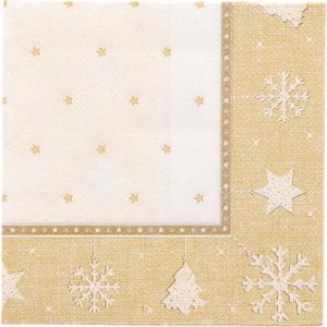 Servietten Papstar ‚ROYAL Collection‘, 20 Stück, 1/4-Falz, 250 x 250 mm, gold Servietten Papstar ‚ROYAL Collection‘, 20 Stück, 1/4-Falz, 250 x 250 mm, gold
