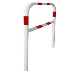Sicherheitsgitter, zum Einbetonieren, L 1000 mm, weiß/rot Sicherheitsgitter, zum Einbetonieren, L 1000 mm, weiß/rot