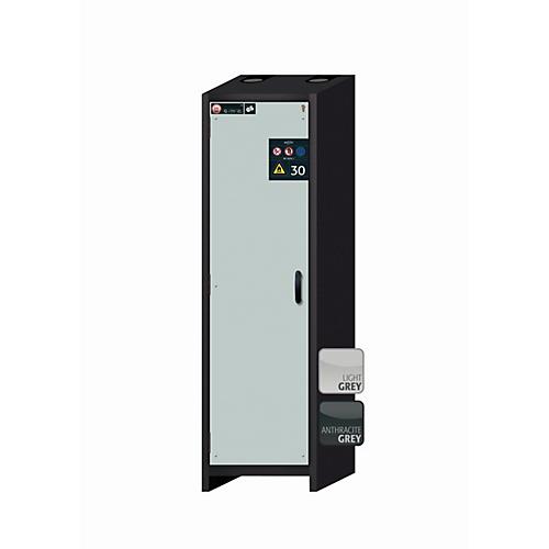 Sicherheitsschrank Typ 30 asecos Q-CLASSIC-30, Flügeltür, Anschlag links, Front Lichtgrau, B 564 x T 620 x H 1947 mm