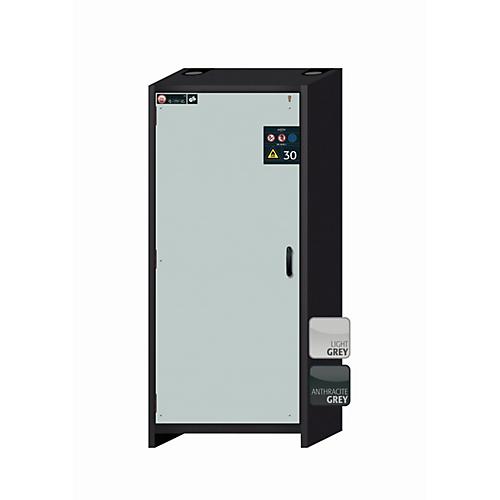 Sicherheitsschrank Typ 30 asecos Q-CLASSIC-30, Flügeltür, Anschlag links, Front Lichtgrau, B 864 x T 620 x H 1947 mm