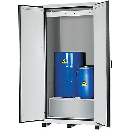 Sicherheitsschrank Typ 90 Asecos XL-CLASSIC-90, Flügeltüren mit Türfeststellanlage, 1 x Bodenauffangwanne mit Gitterrost, 230 l