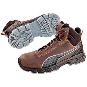 Sicherheitsschuh Puma® Safety Condor Brown Mid, S3 ESD SRC, EN ISO 20345:2011, FAP®-Durchtrittschutz, Stahlkappe, knöchelhoch, braun-schwarz, Größe 41 Sicherheitsschuh Puma® Safety Condor Brown Mid, S3 ESD SRC, EN ISO 20345:2011, FAP®-Durchtrittschutz, Stahlkappe, knöchelhoch, braun-schwarz, Größe 41