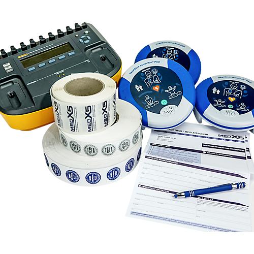 Sicherheitstechnische Kontrolle für HeartSine Defibrillatoren, nach MPBetreibV § 11, inkl. Leihgerät
