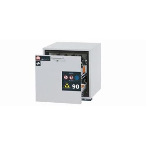 Sicherheitsunterbauschrank Typ 90 asecos UB-S-90, Schublade, Front Lichtgrau, B 593 x T 574 x H 600 mm Sicherheitsunterbauschrank Typ 90 asecos UB-S-90, Schublade, Front Lichtgrau, B 593 x T 574 x H 600 mm