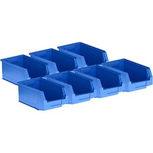 Sichtlagerkästen SSI Schäfer LF 321, Polypropylen, 7,5 l, blau, 7 Stück Sichtlagerkästen SSI Schäfer LF 321, Polypropylen, 7,5 l, blau, 7 Stück