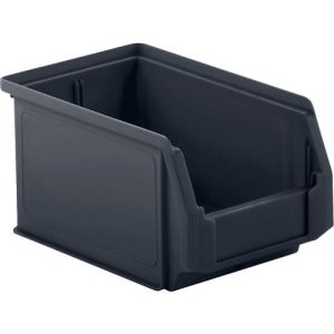 Sichtlagerkasten SSI Schäfer LF 211, recycelter Kunststoff, L 168 x B 103 x H 76 mm, 0,9 l, eisengrau, 25 Stück Sichtlagerkasten SSI Schäfer LF 211, recycelter Kunststoff, L 168 x B 103 x H 76 mm, 0,9 l, eisengrau, 25 Stück