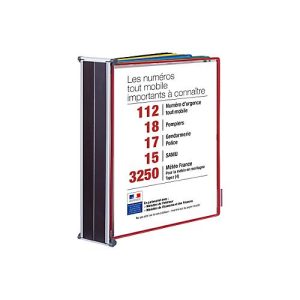 Sichttafelsystem Tarifold, A3, Stahlblech, magnethaftend, lichtgrau, inkl. 10 Drehzapfentafeln Sichttafelsystem Tarifold, A3, Stahlblech, magnethaftend, lichtgrau, inkl. 10 Drehzapfentafeln