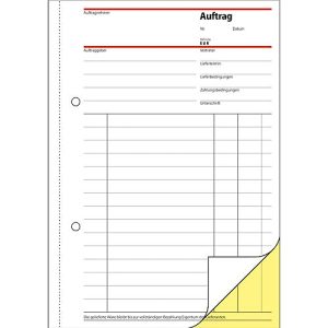 Sigel Auftrag SD001, DIN A5 hoch, 2 x 40 Blatt Sigel Auftrag SD001, DIN A5 hoch, 2 x 40 Blatt