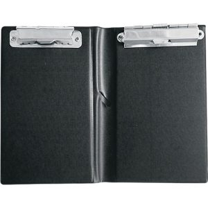 sigel® Kassenblockmappe KC626, 120 x 180 mm, mit 2 Metallklemmen und Stifthalter