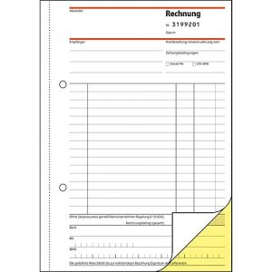 sigel® Rechnung SD130 für Kleinunternehmer, ohne MWSt-Ausweis, fortlfd. Nummer sigel® Rechnung SD130 für Kleinunternehmer, ohne MWSt-Ausweis, fortlfd. Nummer