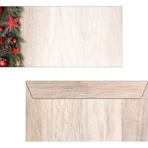 Sigel Umschläge ‚Chalet Style‘, DIN Lang, 90 g/m², 50 Stück Sigel Umschläge ‚Chalet Style‘, DIN Lang, 90 g/m², 50 Stück