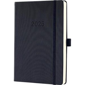 Sigel Wochen-Notiz-Kalender Conceptum 2025, 192 Seiten, DIN A5, kariert, DE/EN/FR/NL, schwarz Sigel Wochen-Notiz-Kalender Conceptum 2025, 192 Seiten, DIN A5, kariert, DE/EN/FR/NL, schwarz