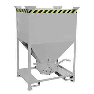 Silobehälter Typ SG 600, Einfahrtaschen, Inhalt 600 Liter, verzinkt Silobehälter Typ SG 600, Einfahrtaschen, Inhalt 600 Liter, verzinkt