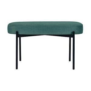 Sitzbank easyChair® by Paperflow GAIA, oval M, Stoffbezug grün, 4-Fußgestell mattschwarz, B 790 x T 420 x H 455 mm Sitzbank easyChair® by Paperflow GAIA, oval M, Stoffbezug grün, 4-Fußgestell mattschwarz, B 790 x T 420 x H 455 mm
