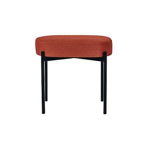 Sitzbank easyChair® by Paperflow GAIA, oval S, Stoffbezug braun, 4-Fußgestell mattschwarz, B 490 x T 380 x H 455 mm Sitzbank easyChair® by Paperflow GAIA, oval S, Stoffbezug braun, 4-Fußgestell mattschwarz, B 490 x T 380 x H 455 mm