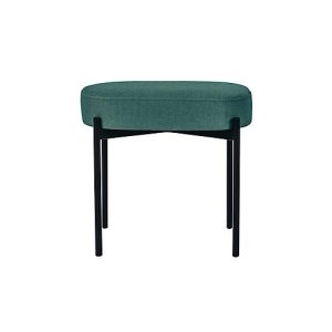 Sitzbank easyChair® by Paperflow GAIA, oval S, Stoffbezug grün, 4-Fußgestell mattschwarz, B 490 x T 380 x H 455 mm Sitzbank easyChair® by Paperflow GAIA, oval S, Stoffbezug grün, 4-Fußgestell mattschwarz, B 490 x T 380 x H 455 mm