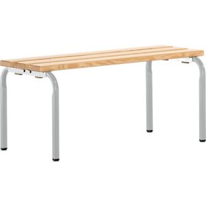 Sitzbank, stapelbar, lichtgrau, 1015 mm breit Sitzbank, stapelbar, lichtgrau, 1015 mm breit