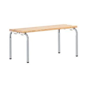 Sitzbank, stapelbar, weißalu, 1015 mm breit Sitzbank, stapelbar, weißalu, 1015 mm breit