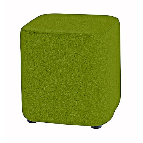 Sitzhocker TAPA Square O Type, Schurwolle, B 450 x T 450 x H 470 mm, grün