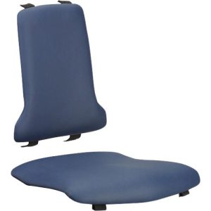 Sitzpolster für Arbeitsstuhl bimos SINTEC/SINTEC 2, auswechselbar, Kunstleder, antibakteriell, blau Sitzpolster für Arbeitsstuhl bimos SINTEC/SINTEC 2, auswechselbar, Kunstleder, antibakteriell, blau