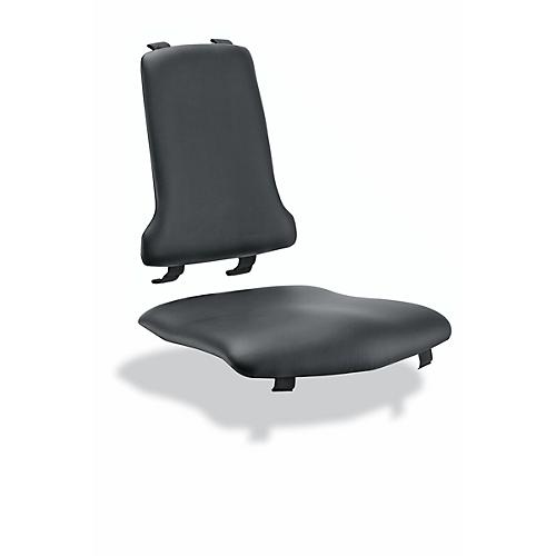Sitzpolster für Arbeitsstuhl bimos SINTEC/SINTEC 2, auswechselbar, Kunstleder, antibakteriell, schwarz