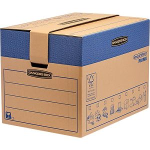 SmoothMove Umzugskarton FastFold extra groß, 127 L, 2-lagige Wellenpappe, H 463 x B 480 x T 632 mm, 5 Stück, braun SmoothMove Umzugskarton FastFold extra groß, 127 L, 2-lagige Wellenpappe, H 463 x B 480 x T 632 mm, 5 Stück, braun
