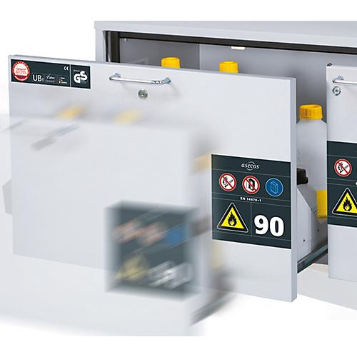 Soft-Close-Funktion, für asecos Sicherheitsschränke der UB90 Serie, mitbestellen bei Auftragserteilung