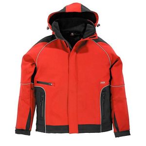 Softshell-Jacke FHB KOLTEX, rot/schwarz, Gr. L Softshell-Jacke FHB KOLTEX, rot/schwarz, Gr. L