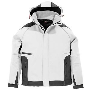 Softshell-Jacke FHB KOLTEX, weiß/anthrazit, Gr. M Softshell-Jacke FHB KOLTEX, weiß/anthrazit, Gr. M