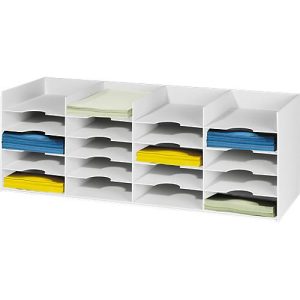 Sortierstation, DIN A4, Polystyrol, für Schränke, 20 Fächer, B 897 x T 304 x H 313 mm Sortierstation, DIN A4, Polystyrol, für Schränke, 20 Fächer, B 897 x T 304 x H 313 mm