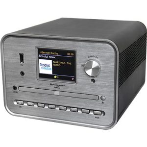 Soundmaster® Musikcenter ICD1050SW, WLAN/Bluetooth/USB/Webradio/DAB+/UKW/CD/MP3, 2 x 7 W, App-Steuerung, mit Fernbedienung, silber Soundmaster® Musikcenter ICD1050SW, WLAN/Bluetooth/USB/Webradio/DAB+/UKW/CD/MP3, 2 x 7 W, App-Steuerung, mit Fernbedienung, silber