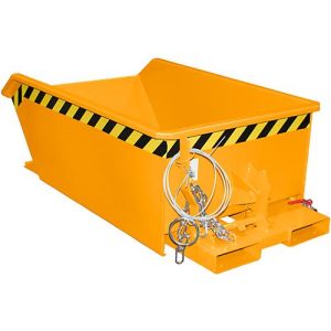 Späne-Behälter Bauer SMGU 230, öl- & wasserdicht verschweißt, 230 l, orange Späne-Behälter Bauer SMGU 230, öl- & wasserdicht verschweißt, 230 l, orange