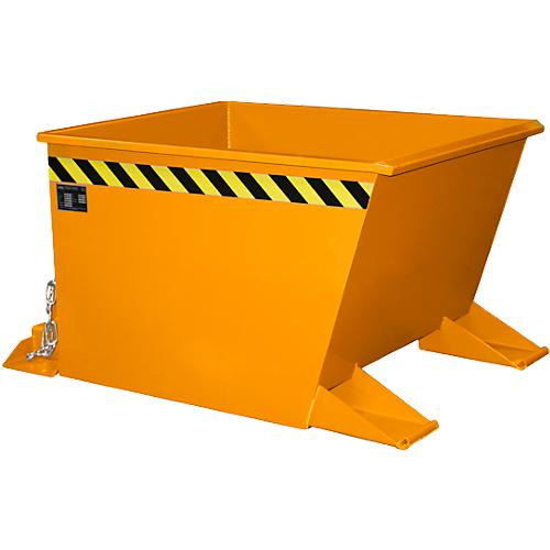 Späne-Kippbehälter SGU-RZ30, für Routenzüge, öl- und wasserdicht, 300 l, RAL 2000 gelborange