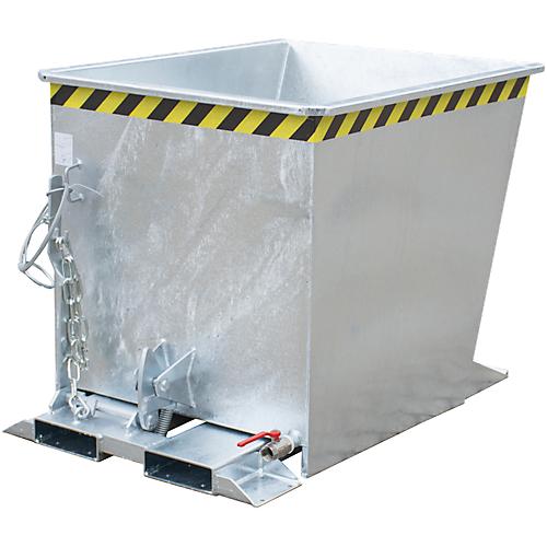 Späne-Kippbehälter SGU-RZ55, für Routenzüge, öl- und wasserdicht, 550 l, verzinkt