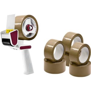 Sparpaket Packbandabroller, braun Sparpaket Packbandabroller, braun
