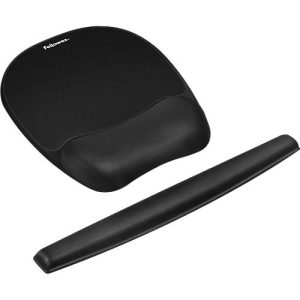 Sparset Handgelenkauflage mit Mauspad und Tastatur-Handgelenkauflage, schwarz Sparset Handgelenkauflage mit Mauspad und Tastatur-Handgelenkauflage, schwarz