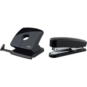 Sparset Novus Hefter B2 + Locher B 230, Heftleistung 25 Blatt, Lochleistung 30 Blatt, schwarz Sparset Novus Hefter B2 + Locher B 230, Heftleistung 25 Blatt, Lochleistung 30 Blatt, schwarz