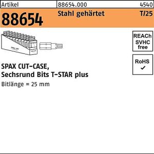 Spax Bit T-Star Plus, Torx, T 10, Länge 25 mm