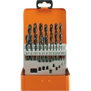Spiralbohrer-Set Projahn BASIC, 19 kurze Spiralbohrer, in Metallkassette