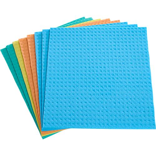 Spontex Schwammtücher Schwammtex, Viskose, 19 x 21 cm, 8 Stück, farbsortiert