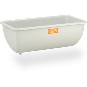 Spülwanne CEMO aus GFK, schlag- und kratzfest,L 800 x B 550 x H 330 mm, mit Ablaufanschluss, 75 I Spülwanne CEMO aus GFK, schlag- und kratzfest,L 800 x B 550 x H 330 mm, mit Ablaufanschluss, 75 I
