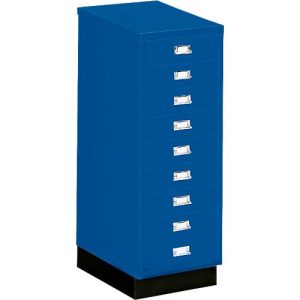 SSI Schubladenschrank DIN A3, 9 Schübe, 940 mm hoch, enzianblau SSI Schubladenschrank DIN A3, 9 Schübe, 940 mm hoch, enzianblau