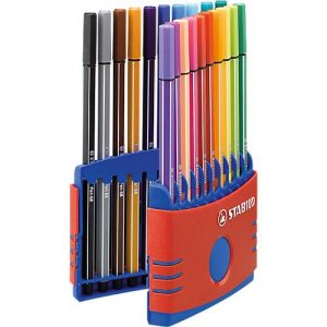 STABILO® Fasermaler Pen 68 ColorParade in Kunsstoffbox, 20 St. STABILO® Fasermaler Pen 68 ColorParade in Kunsstoffbox, 20 St.