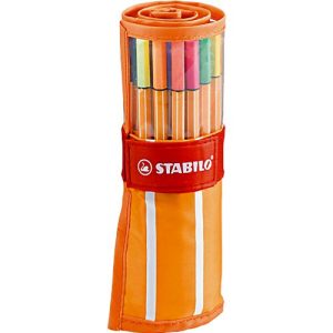 STABILO® Fineliner Point 88, 0,4 mm, farbsortiert, Nylon-Etui à 30 Stück STABILO® Fineliner Point 88, 0,4 mm, farbsortiert, Nylon-Etui à 30 Stück
