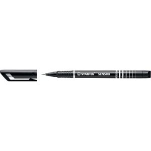 Stabilo Fineliner Sensor, Strichbreite 0,3 mm, schwarz, 10 St. Stabilo Fineliner Sensor, Strichbreite 0,3 mm, schwarz, 10 St.