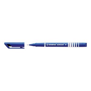 Stabilo Fineliner Sensor, Strichbreite 0,7 mm, blau, 10 St. Stabilo Fineliner Sensor, Strichbreite 0,7 mm, blau, 10 St.