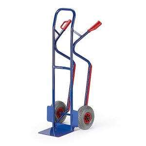 Stahlrohr-Kistenkarre, Tragkraft 250 kg, Luftreifen Stahlrohr-Kistenkarre, Tragkraft 250 kg, Luftreifen
